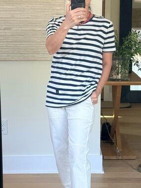 Acne Studios navy stripe tee shirt size XS